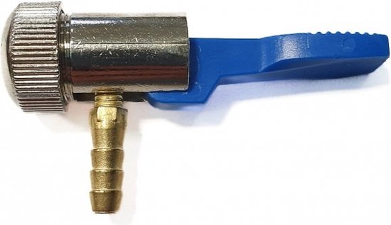 Adaptateur de valve - Valve de pneu de voiture - Pour tuyau de 6 mm -  Plastique | bol