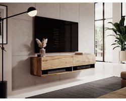 Meubella - TV-Meubel Asino - Kastanje - 140 cm