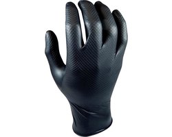 M-Safe 246BK Nitril Grippaz handschoen - zwart - maat XL