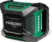 Hikoki UR18DAW4Z Radio numérique à batterie 18 volts | Radio de chantier FM et DAB+ | 230 Volts et batterie | Livré hors chargeur et batteries