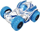 Fabs World stuntauto blauw/wit