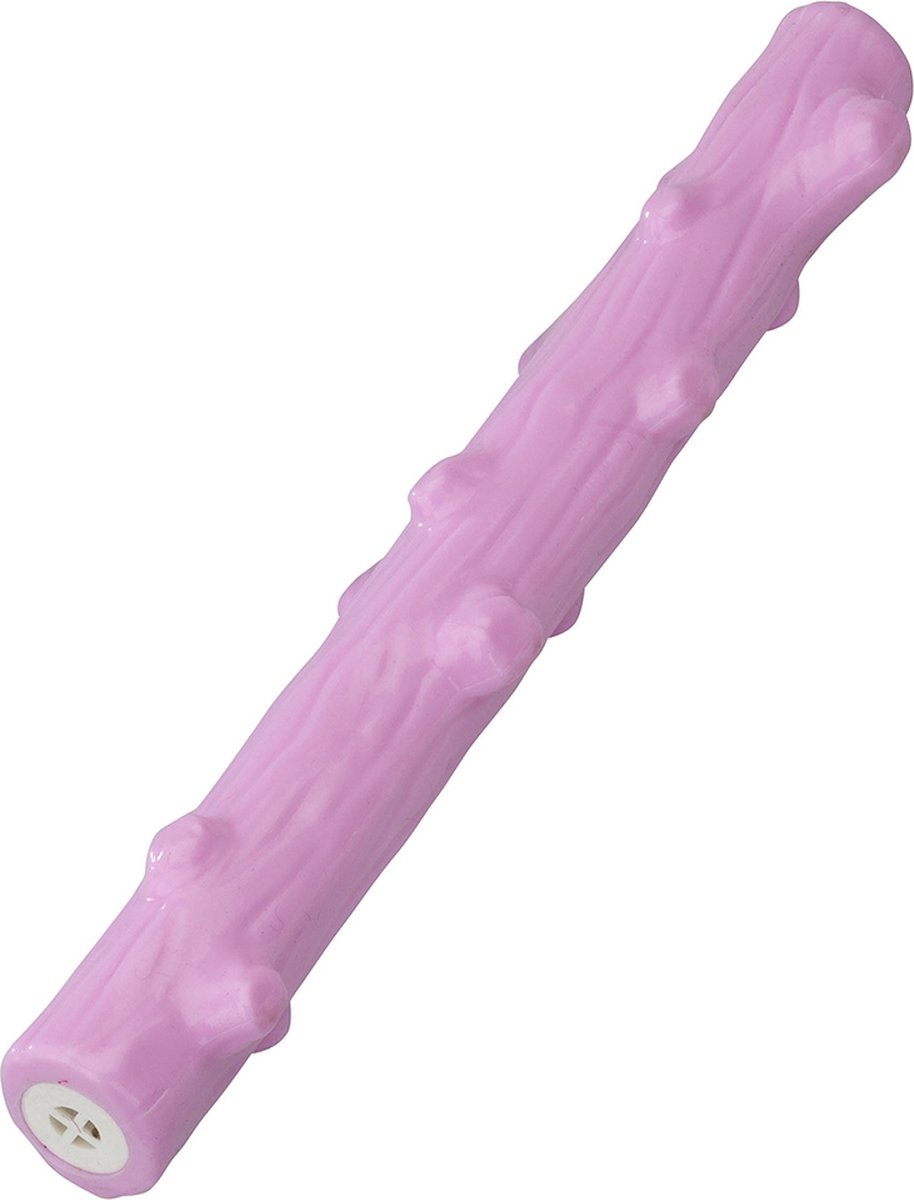 Ebi – Speelgoed Voor Dieren – Hond – Rubber Stok Met Aardbeien Smaak 30,50cm Roze – 1st
