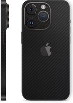 iPhone 15 Pro Max Skin Carbon Zwart - 3M Sticker - Wrap