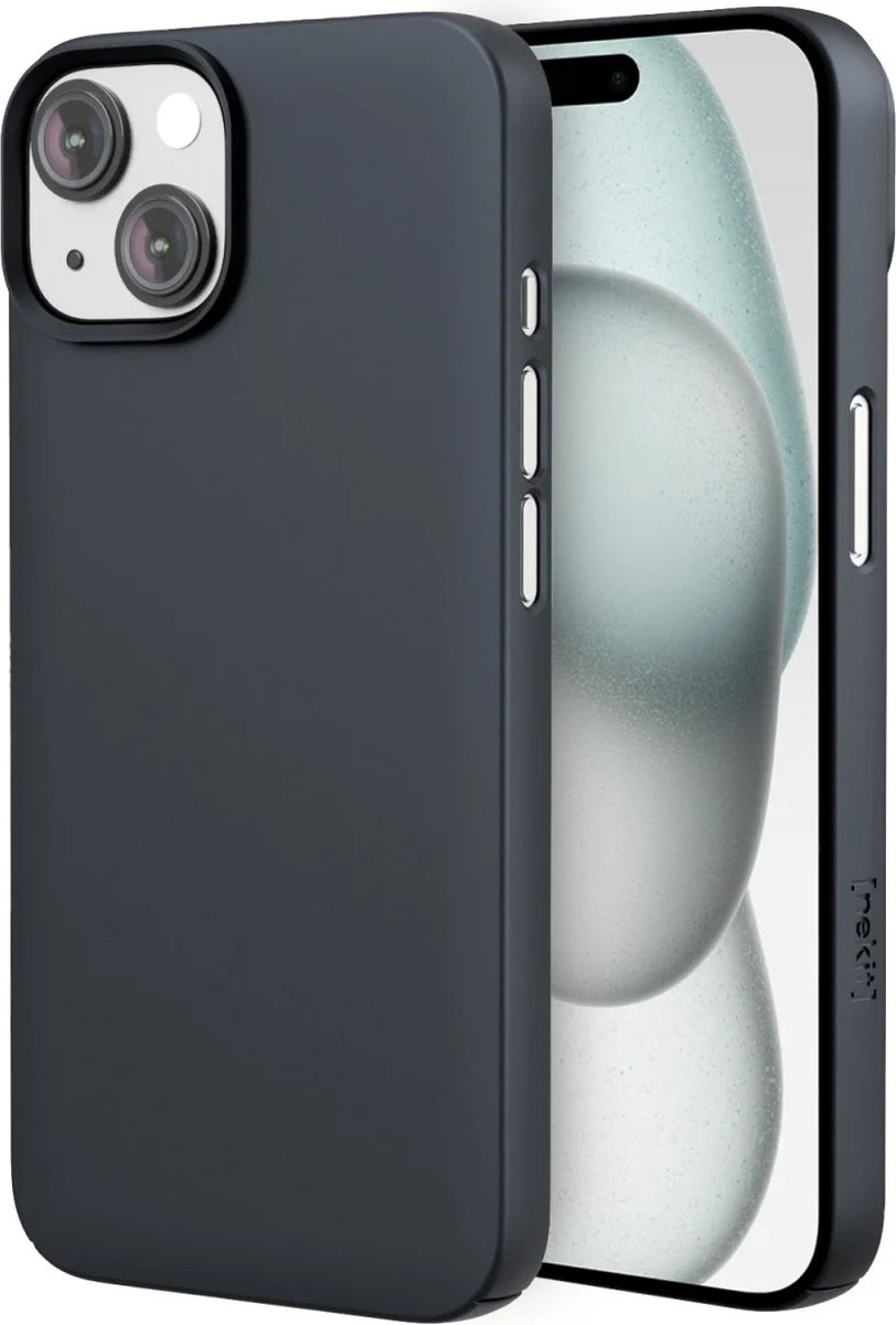 Nekit Hoesje Geschikt voor iPhone 15 Plus | Compatibel met MagSafe | Back Cover met Magneet | Extra Dun | Lichtgewicht | Slank | Blauw