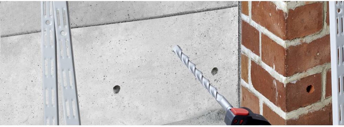 kwb SDS-Plus Hammer-Bohrer-Set, 12-teiliges Stein- u. Beton