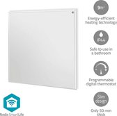 Panneau chauffant infrarouge Nedis SmartLife - 350 W - 1 Mode Chauffage - Thermostat réglable - Télécommande - IP44 - Wit