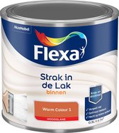 Flexa Strak in de lak - Binnenlak Hoogglans - Warm Colour 1 - 500ml