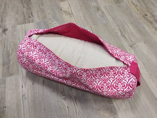 Bolster design Pink rond -  roze - Om Namaste — afbeelding 2