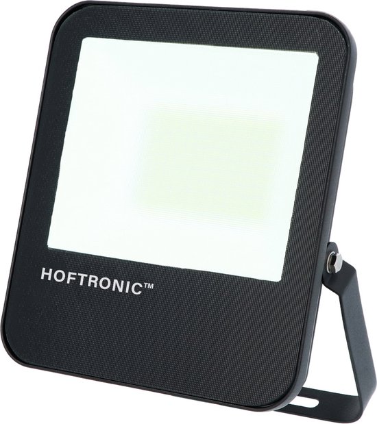 HOFTRONIC - Luxor - LED breedstraler - 50 Watt - 160 lm/W 8000 lumen - 6400K Neutraal wit licht - IP65 Waterdicht - LED Floodlight