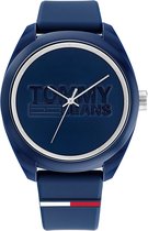 Tommy Hilfiger San Diego 1791927 Horloge - Rubber - Blauw - Ø 44 mm