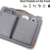 15,6 Inch Laptophoes Laptop Sleeve Case met Handvat grijs