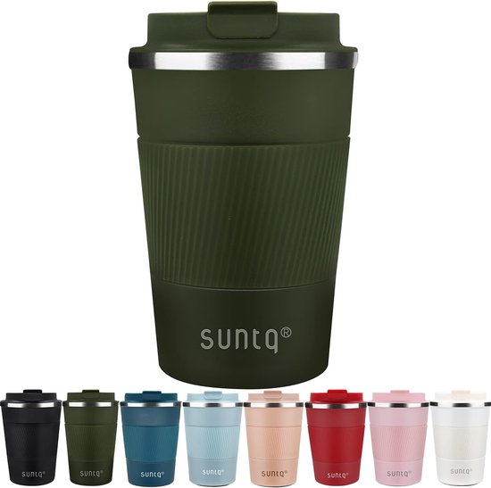 Elektrische Magnetische Roerkoffiemok, Roestvrijstalen Mengbeker Reisbeker Automatische Mengbeker voor Koffiemelk Cacao, 380ML (Wit