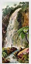 Deursticker Waterval - Kunst - Oude meesters - 85x205 cm - Deurposter