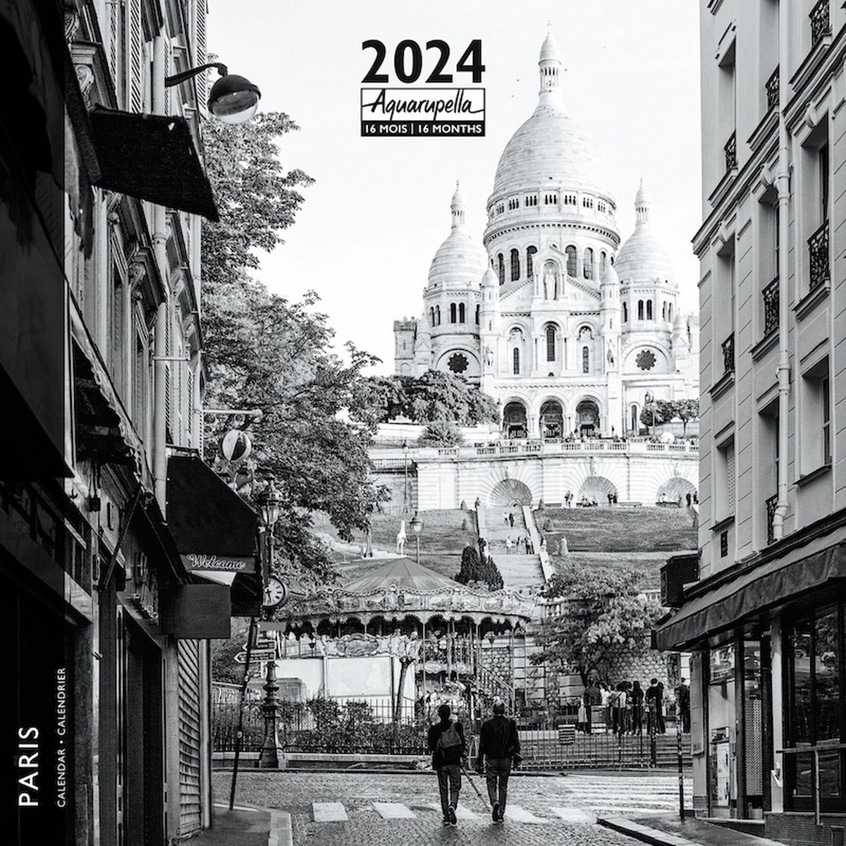 Paris Kalender 2024 Black and White bol