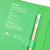Carnet Design Copenhagen ligné avec crayon - Vert 2422 C