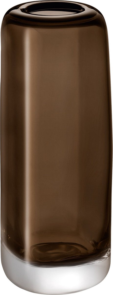 L.S.A. Melt Vaas 34 cm - Glas - Bruin