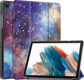 Case2go - Housse de tablette pour Samsung Galaxy Tab A9 Plus (2023) - Housse à trois volets avec fonction auto/réveil - 11 pouces - Galaxy