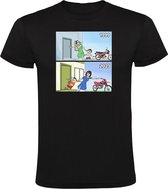 Kinderen en buiten spelen Heren T-shirt - vroeger - gamen - console - computer - retro - gamer - humor - grappig