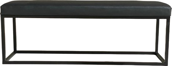 Repose-pieds - Zwart - 120 x 35 x 45 cm - Banc - Repose-pieds - Repose-pieds ou Pouf - Pouf pour pieds