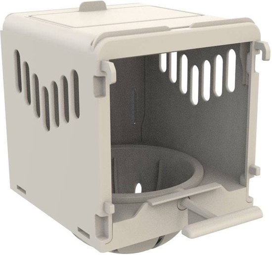 Nid d'empereur en plastique - Nichoir - Nichoir - Nichoir à Vogel - Wit - Nest pour cages d'élevage - Nids - Nichoirs / nichoirs