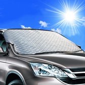Zonnescherm voor de auto, voorruit afdekking, voorruit, zonneklep auto, uv-bescherming voor zomer, zon, stof, sneeuw, ijs, vorst, opvouwbaar ontwerp, eenvoudige opslag