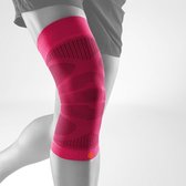 Bauerfeind Sports Compression Knee Support, Roze, M - 1 Stuk