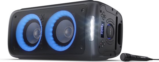 Sharp PS-949 XPARTY Streetbeat Partyspeaker - 130W - Microfoon - bluetooth — afbeelding 3