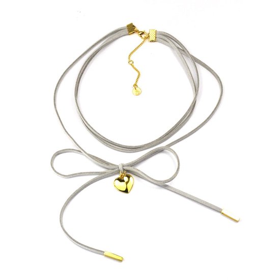 Ketting Sweetheart Goud | 18 karaat gouden plating - ketting 33 cm verstelbaar naar 36 cm of 39 cm | Buddha Ibiza