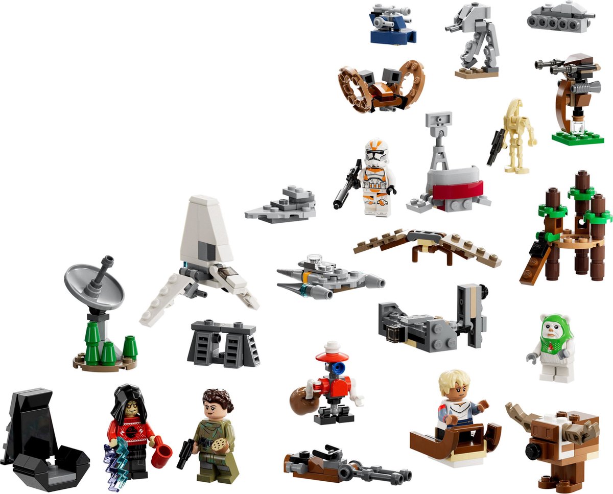 LEGO Star Wars Adventskalender 2023 Set met 24 Cadeautjes - 75366 – foto 3