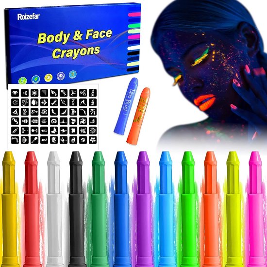 Crayons de Bébé 12 Couleurs Crayons Non Toxiques Lavable Crayons à