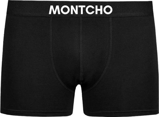 MONTCHO - Essence Series - Boxershort Heren - Onderbroeken heren - Boxershorts - Heren ondergoed - 1 Pack - Zwart - Heren - Maat S