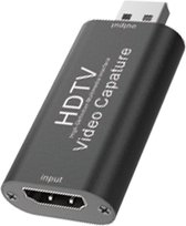 Movetech HDMI vers USB - Capture vidéo adaptée pour Playstation, Xbox, Nitendo, Windows, MAC, Capture de jeu - Diffusion en direct - Carte de Capture vidéo