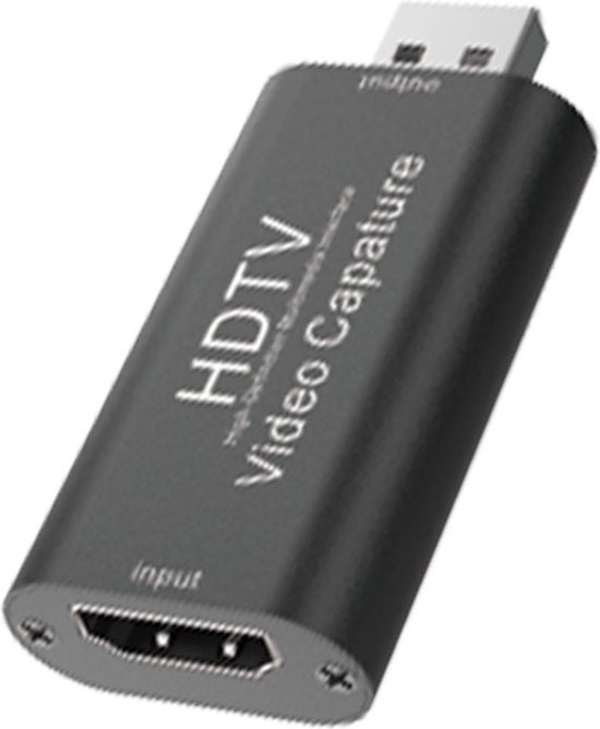 Carte de capture vidéo, carte de capture HDMI 4K Carte de capture de  jeu/diffusion en direct USB 3.