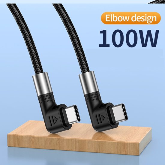 Slabo USB-C Ladekabel Für Gigaset GS110/GS190/GS195/GS290/GX290 - 1m Schwarz, USB 3.0 Mit 5Gbit/s