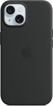 Apple Siliconenhoesje met MagSafe geschikt voor iPhone 15 - Black