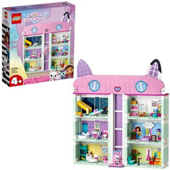LEGO Gabby's poppenhuis Gabby's poppenhuis Speelgoed Speelgoed met 4 Minifiguren en Accessoires voor Kinderen 4+ - 10788