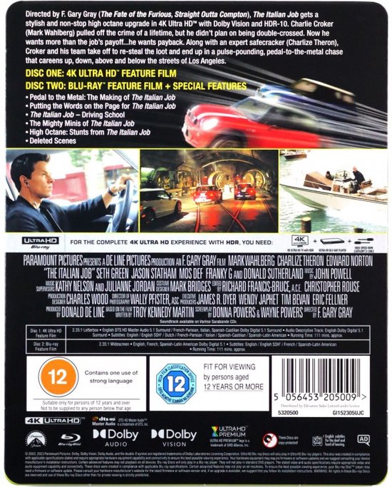 The Italian Job [Blu-Ray 4K]+[Blu-Ray]