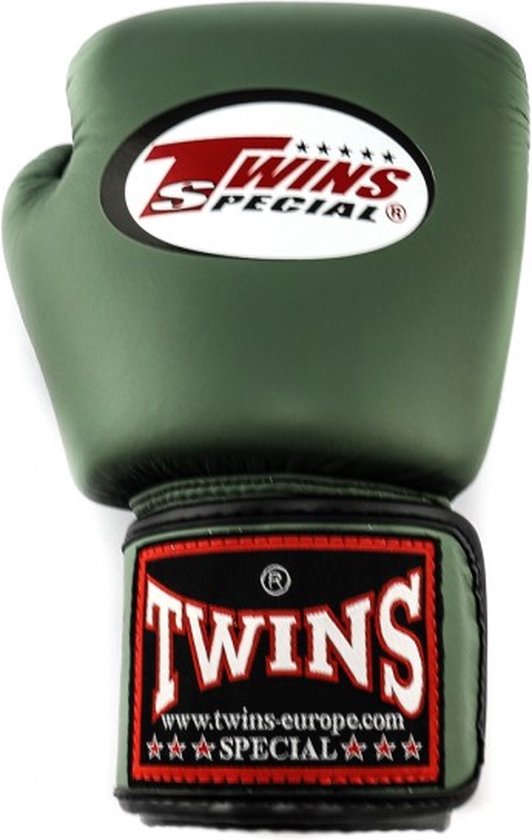 Twins Special BGVL 3 Bokshandschoenen - Echt Leer - Olijfgroen 12 oz