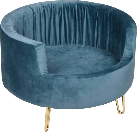 Flamingo - Hondensofa Vivi - Blauw - 48x48x33cm