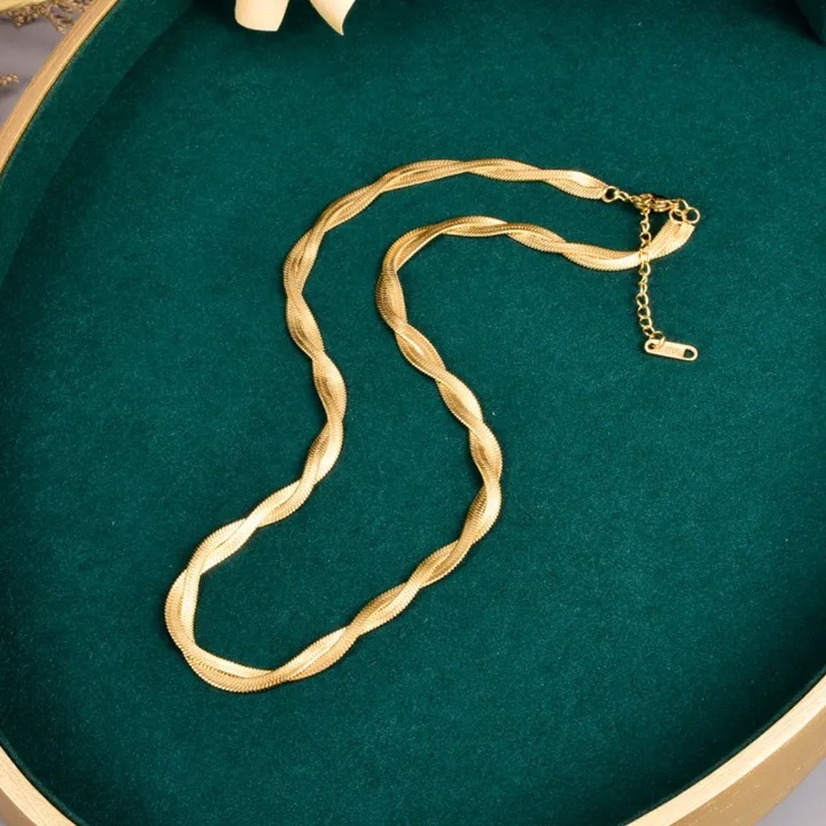 Trachten Ketting Deer in roze in de Krüger Dirndl Online Shop