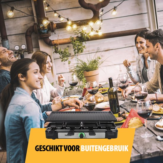 Tristar Gourmetset - RA-2746 - 1400W - Bakplaat 8 personen - Incl 8 pannetjes - PFAS-Vrij — afbeelding 4