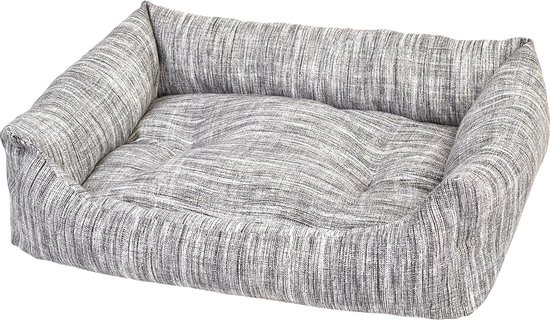 Duvoplus - Dierenkussen - Hond - Mand Rechthoekig Cliff 45x30x15cm Grijs - 1st