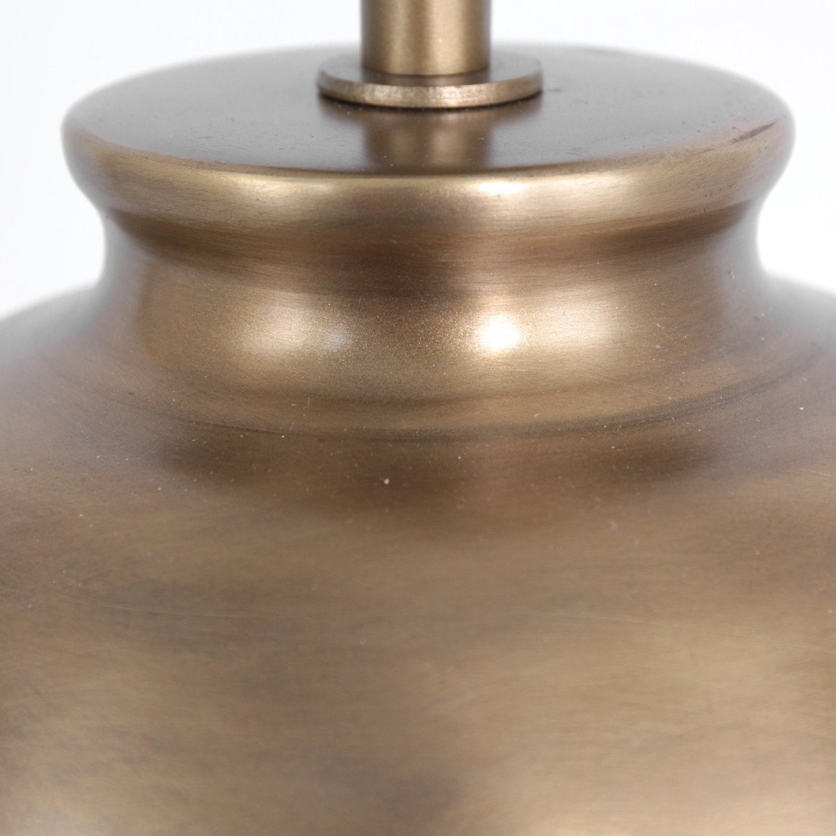 Pied de lampe cylindrique en métal Steinhauer Laiton bronze 