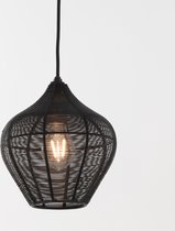 Light & Living Hanglamp Alvaro 20cm - Mat Zwart