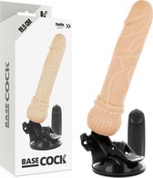 BASECOCK | Basecock Realistic Vibrator Remote Control Flesh 19.5cm