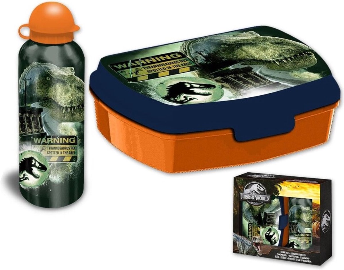 Jurassic World Lunchset - Beker - Lunchbox - Dino's