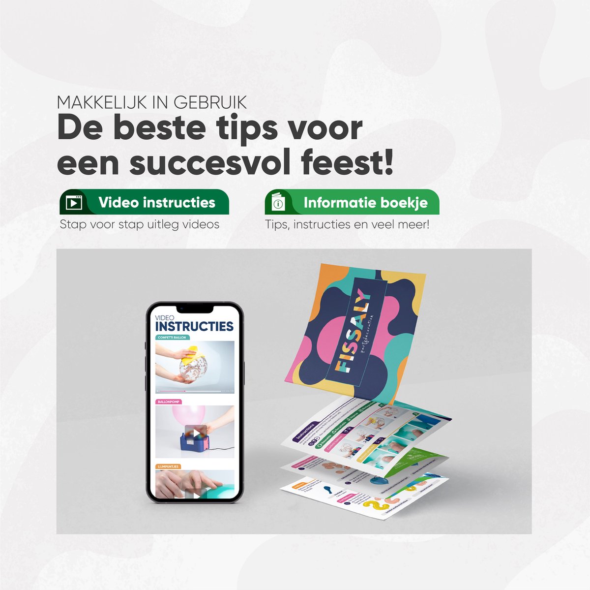 Fissaly 40 stuks Groen, Wit & Donkergroen Helium Ballonnen met Lint – Verjaardag Versiering Decoratie – Papieren Confetti – Latex — afbeelding 8