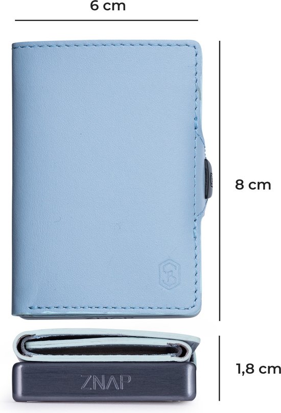 Slimpuro ZNAP Slim Wallet 12 Pasjes Muntvak 8,9 X 1 8 X 6 Cm Bxhxd Rfid Bescherming 642757750