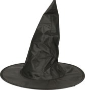 Verkleed heksenhoed - zwart - voor dames - Halloween hoofddeksels