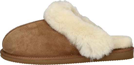 Shepherd Jessica Dames Pantoffels - Chestnut - Maat 40